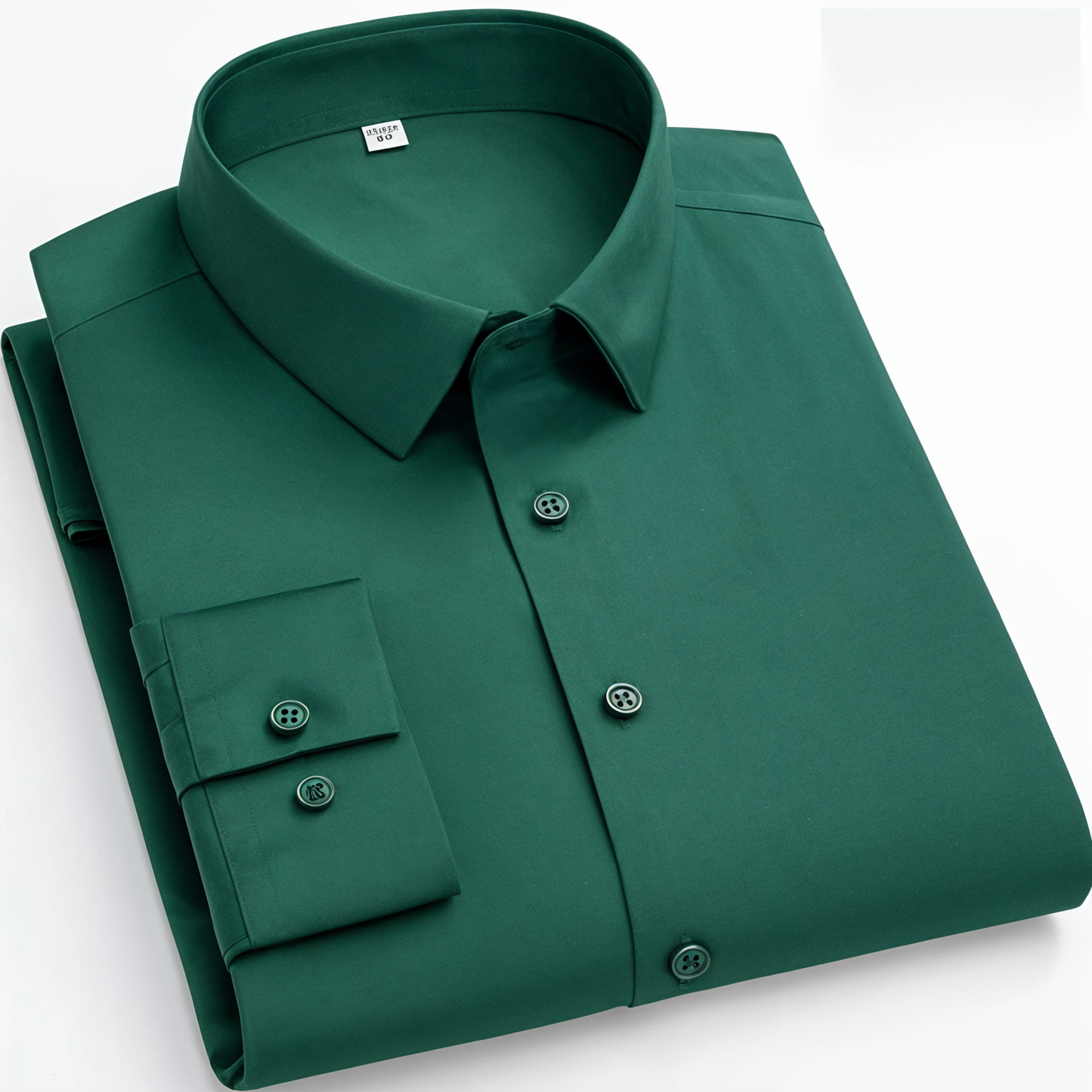 Plain Dark Green Shirt for Men