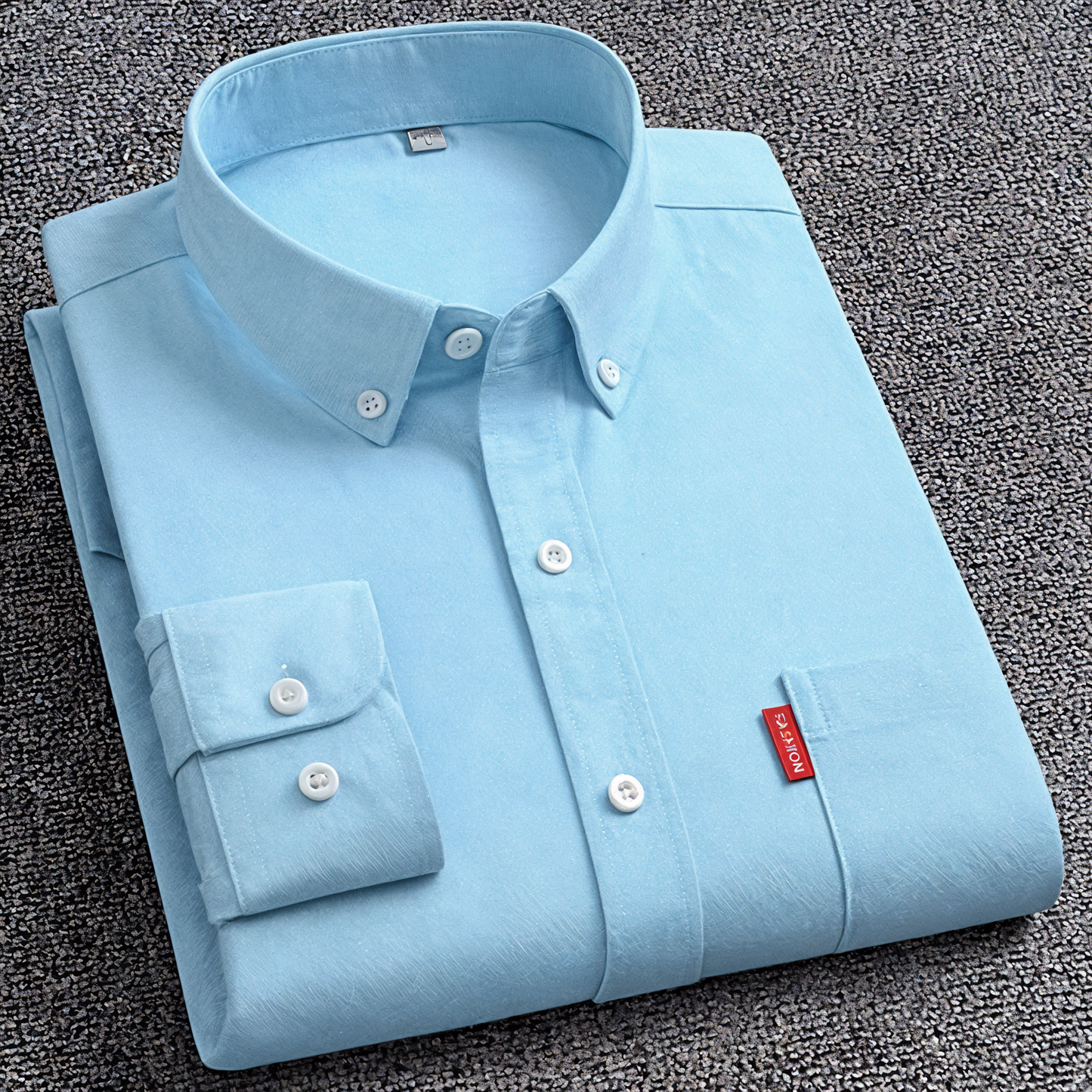 Sky Blue Plain Shirt for Men